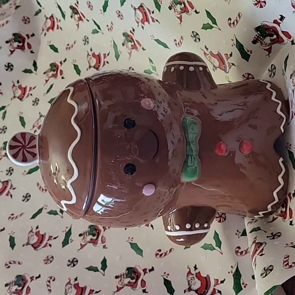 LANG Gingerbread cookie jar  RARE
